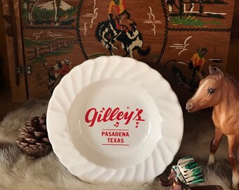 Gilley's Ashtray Honkey Tonk Pasadena Texas Urban Cowboy John Travolta