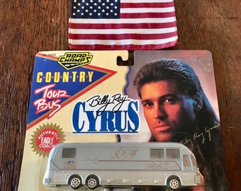 Billy Ray Cyrus Tour Bus Toy Road Champs Country Eagle Coach Birthday Gift Free Gift Wrapping  Achy Breaky Mullet