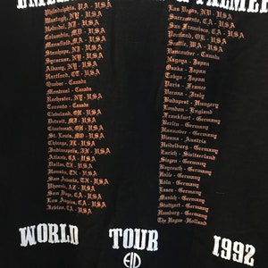 Emerson, Lake, & Palmer T-Shirt World Tour 1992 Greg Lake 12 String Guitar Moog Synthesizer ELP Keith Emerson Christmas Gift image 9