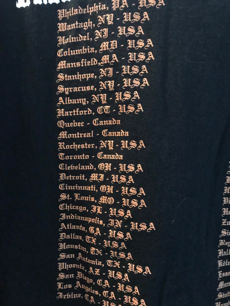 Emerson, Lake, & Palmer T-Shirt World Tour 1992 Greg Lake 12 String Guitar Moog Synthesizer ELP Keith Emerson Christmas Gift image 8