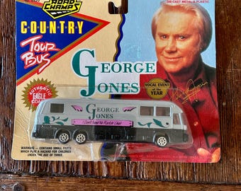 George Jones Tour Bus Road Champs Toy Country Music Birthday Gift Free Gift Wrapping