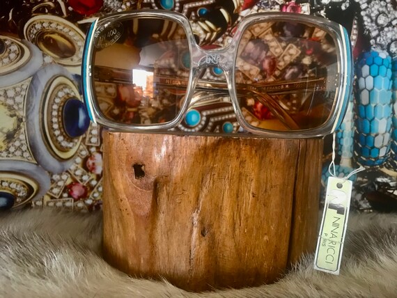 Nina Ricci Oversized Sunglasses Handmade France N… - image 8