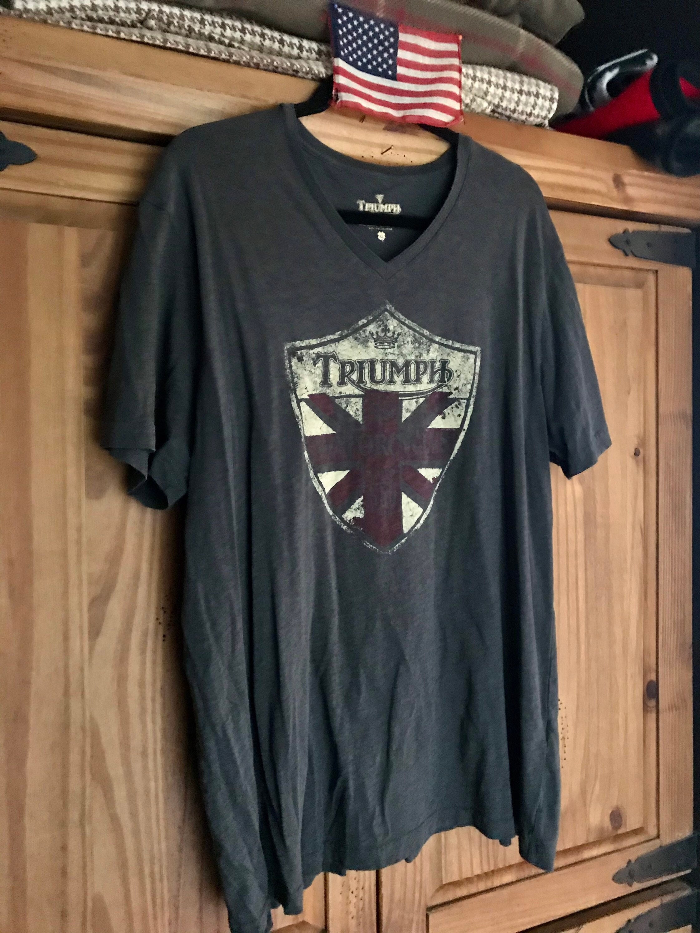 Vintage t shirt triumph motorcycle 