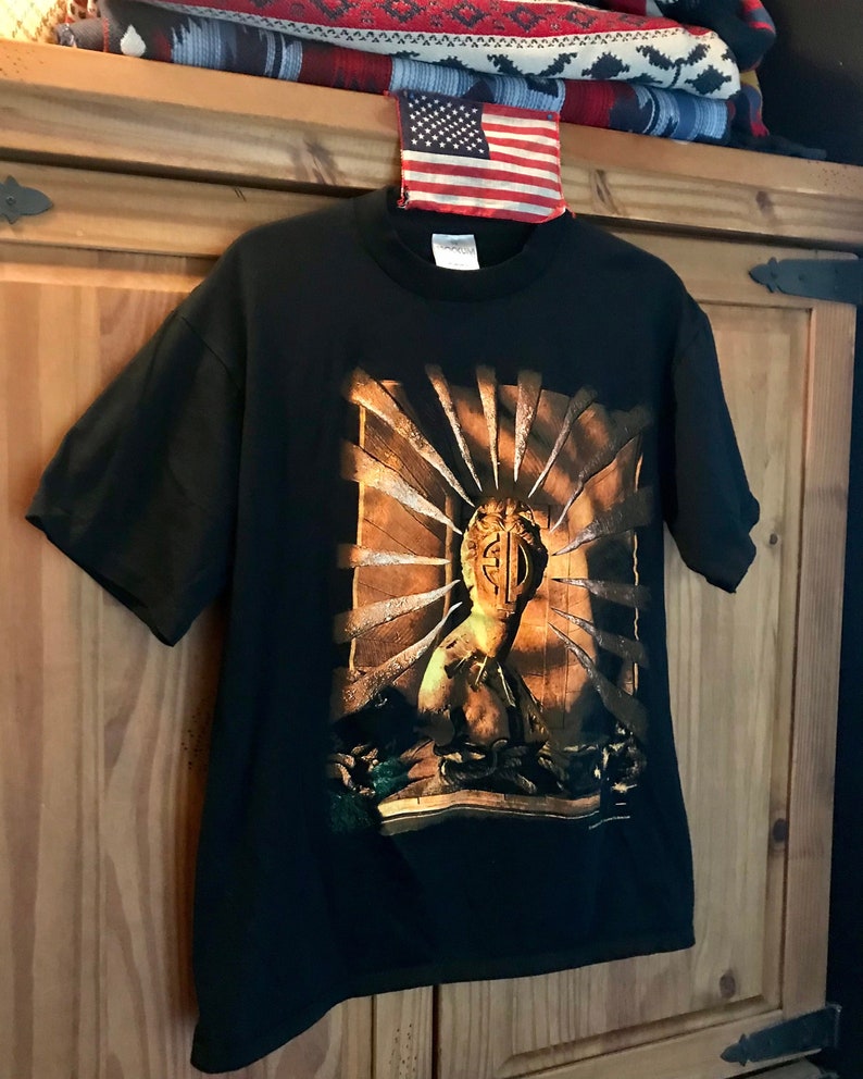 Emerson, Lake, & Palmer T-Shirt World Tour 1992 Greg Lake 12 String Guitar Moog Synthesizer ELP Keith Emerson Christmas Gift image 1