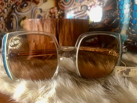 Nina Ricci Oversized Sunglasses Handmade France N… - image 1