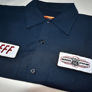 Vintage Brut Snowmobiles Dickies Men's Short Sleeve Workshirt Vintage Brut Snowmobiles Dickies Men's Short Sleeve Workshirt