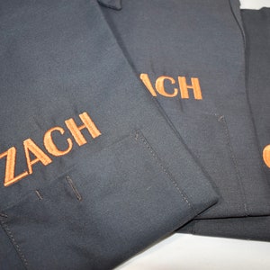 Custom Embroidered Red Kap Mechanics Shirt: Personalized Work Shirt