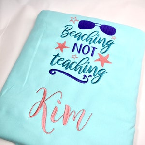 Embroidered Beach Chair Cover: Personalized Pool Lounge Towel