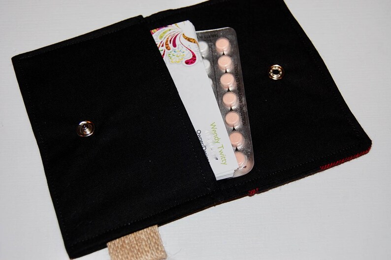 Personalized Pouch Pill Pouch Birth Control Case Tea Bag ...