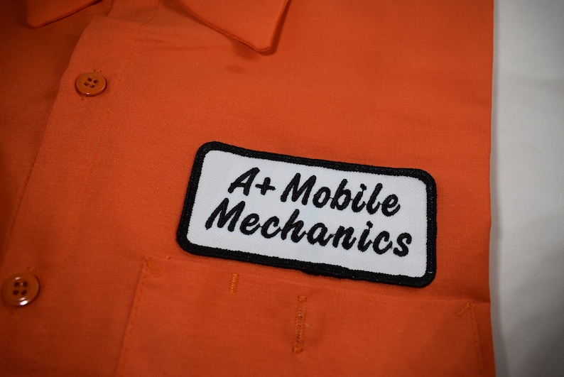 Patch Name Shirt Embroidered Red Kap Shop Shirt Mechanics Etsy