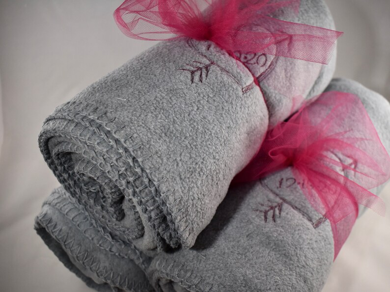 Fleece Wedding Blanket Fall Wedding Throw Personalized Etsy