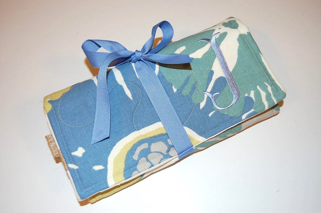 Jewelry Roll Case Travel Jewelry Roll Bridesmaids Gift Etsy