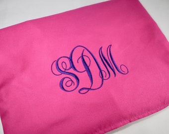 Personalized chair cover, Monogrammed Pool lounge chair cover, Pool Bag, Embroidered Towel, Towel with pockets, Bridesmaids Gift, Gift