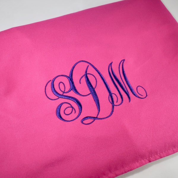 Personalized chair cover, Monogrammed Pool lounge chair cover, Pool Bag, Embroidered Towel, Towel with pockets, Bridesmaids Gift, Gift