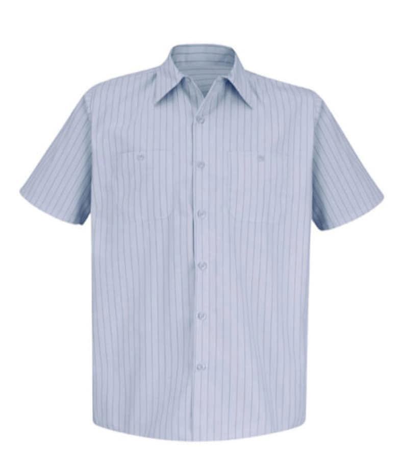 Camisa de trabajo personalizada para hombre, camisa de taller RedKap, camisa de mecánico retro, parche de nombre bordado, camisa de gasolinera, camisa de equipo de carreras, camisas de club imagen 2