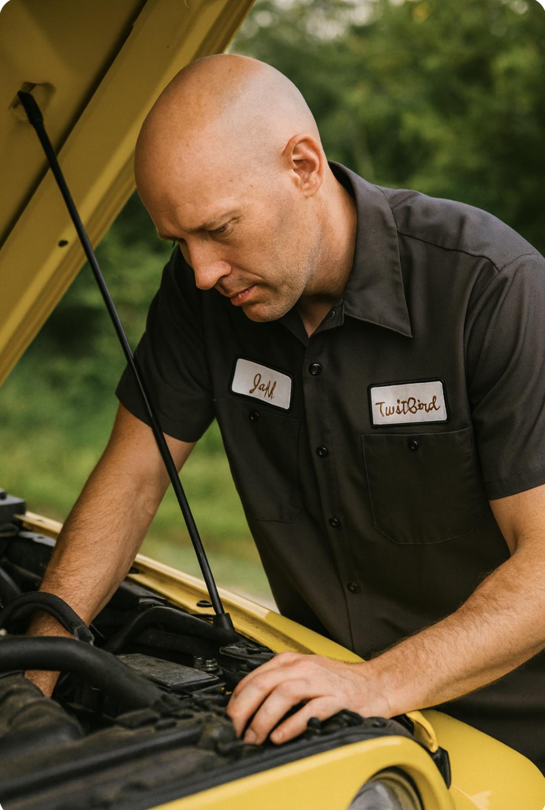 Custom Embroidered Mechanic Shop Shirt, Personalized Work Uniform