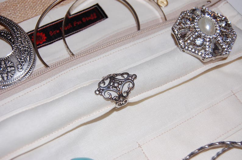 Jewelry Roll Case Travel Jewelry Roll Bridesmaids Gift Etsy