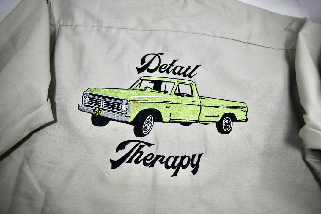 Custom Car Shirt, Personalized Embroidered Redkap Shop Shirt, Race Car