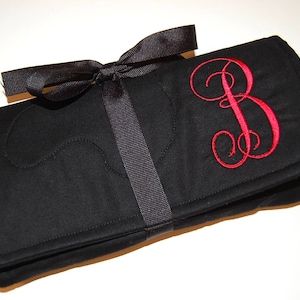 Personalized Gift, Travel Jewelry Case, Bridesmaid Gift, Wedding Party Gift, Wedding Favor, Travel Jewelry Roll, Jewelry Travel Case, Gift