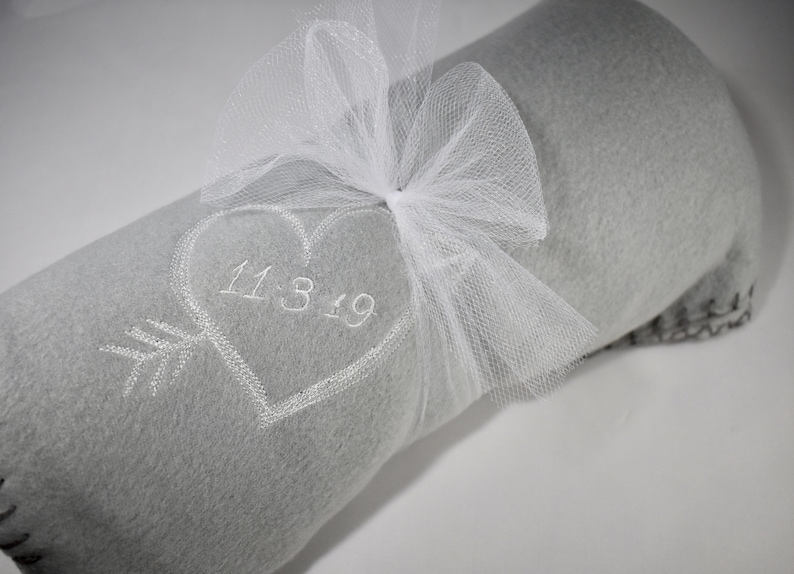 Fleece Wedding Blanket Fall Wedding Throw Personalized Etsy