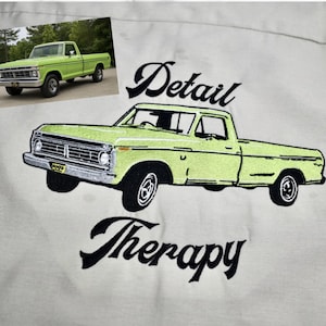 Camiseta bordada personalizada de mecánico de coches: Camiseta personalizada con parche RedKap