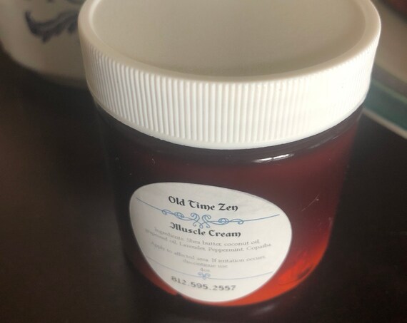 All Natural Muscle Pain Cream with Essential Oils