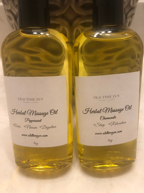 Peppermint Herbal Massage Oil