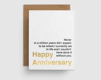 Anniversary Husband, Anniversary Card for Husband, Anniversary Card for Girlfriend, Anniversary Card for Boyfriend, 3rd Anniversary Card