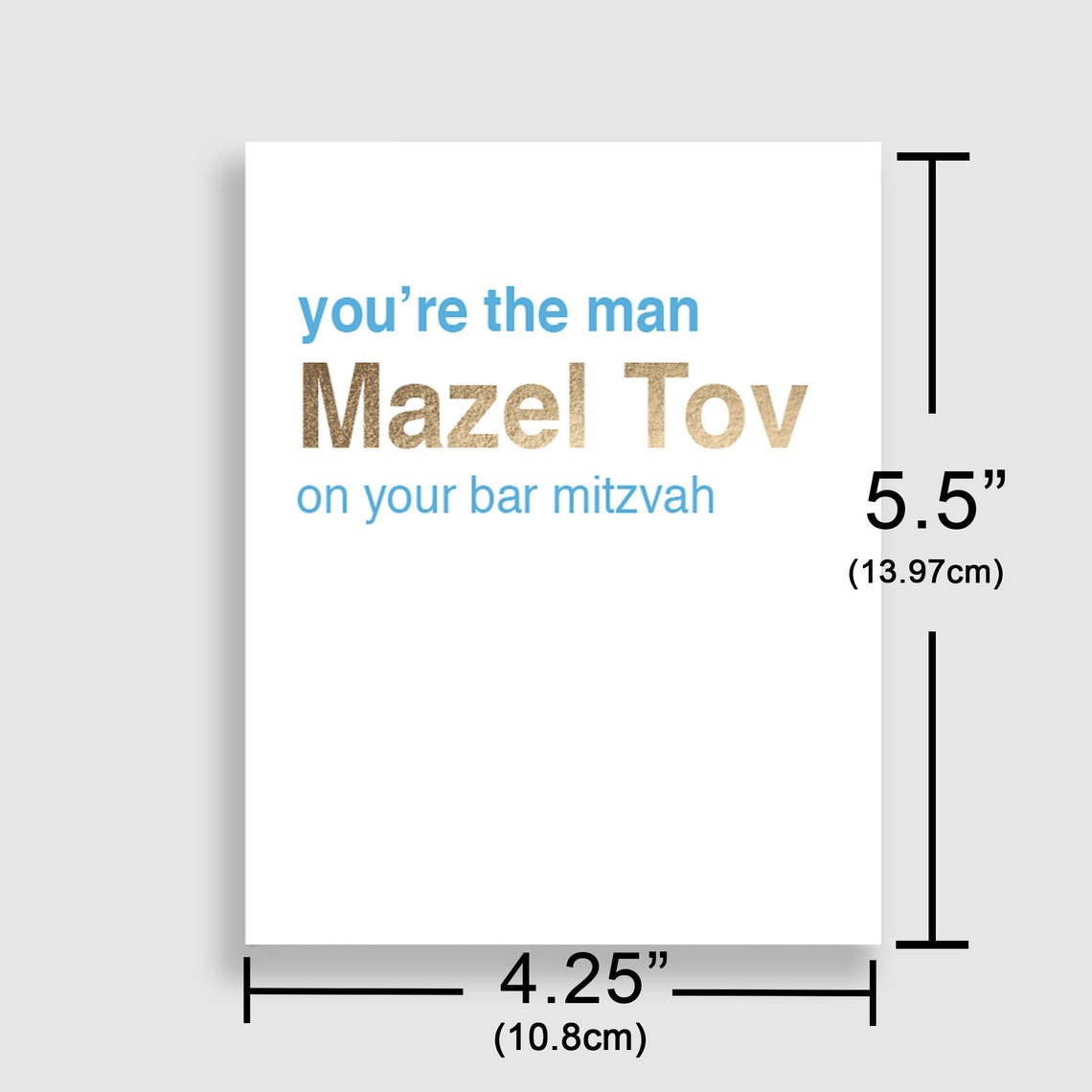 Mazel Tov On Your Bar Mitzvah Card Funny Jewish Birthday