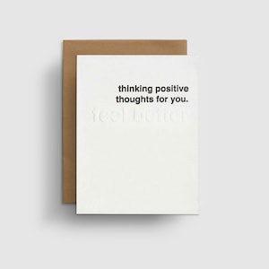 Holen Sie sich bald Karte für die Chirurgie, get Well Card für Chemo, Kranke Karte, denken positive Gedanken, fühlen sich besser bald, Krankenkarte, Uplifting