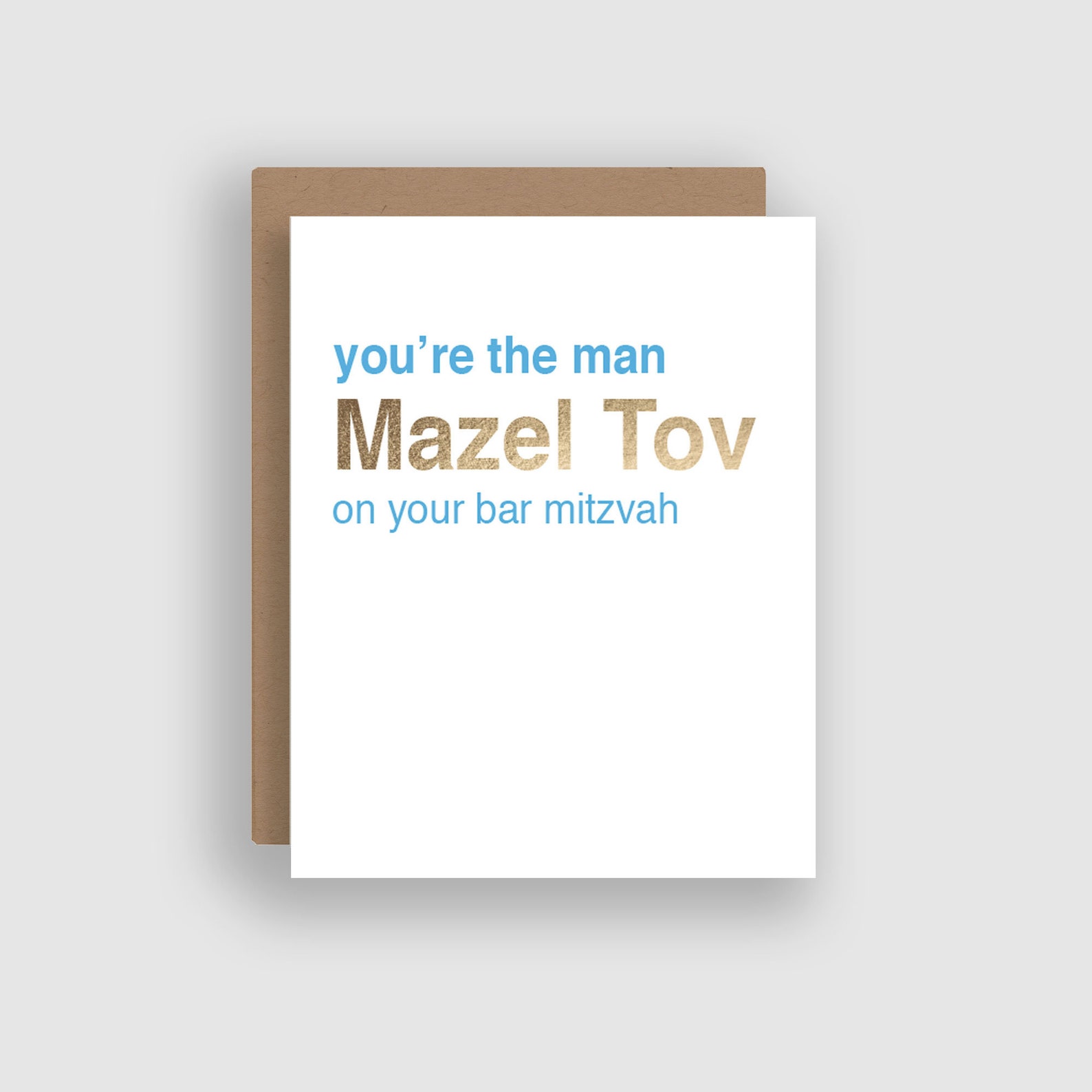 Mazel Tov On Your Bar Mitzvah Card Funny Jewish Birthday