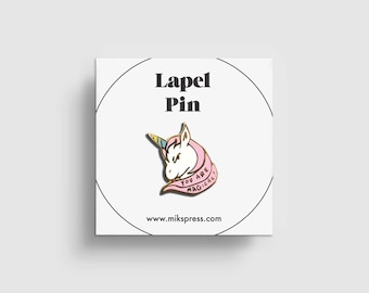 You Are Magical Unicorn Enamel Pin, Hard Enamel Pins, Lapel Pin, Kawaii Enamel Pin, Rainbow Unicorn Gift, Pastel Unicorn Gifts, Rainbow Pin