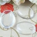 10pcs Clear Glass Cabochon Cover Cabs Charm Findings oval glass pendant 40x30mm