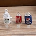 10 pcs of antique gold multicolour stereoscopic coffee and Coca Cola charm pendants