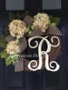 All Year Long Wreath - Gift Ideas - Monogram Wreath - Wreath - Spring Wreath - Summer Wreath - Fall Wreath - Housewarming Gift - Wreaths 