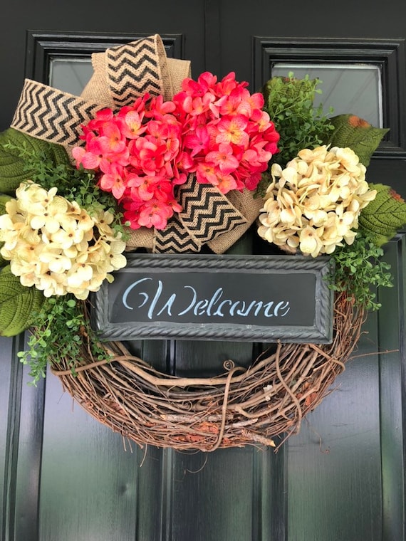 BEST SELLER -Spring Wreath -Wreath-Mothers Day Gift -Wreaths - Housewarming Gift -Summer Wreath -Welcome Wreath -Gift Ideas -Gifts
