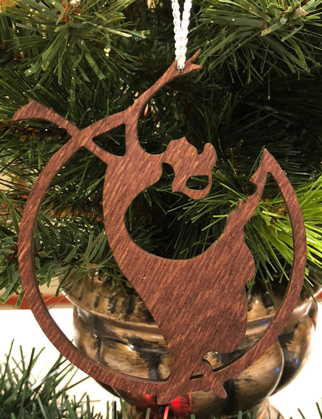 9 Ladies Dancing Wooden Ornament, 12 Days of Christmas Christmas