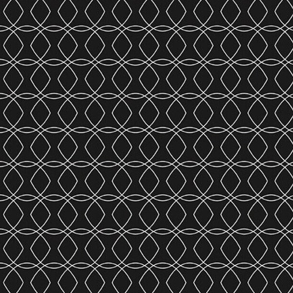Juniper Black and Metallic Geometric by My Mind's Eye for Riley Blake Designs SC8335 Gray