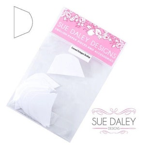 Curved Octagon Scallop English Paper Piecing Papers (100ct) by Sue Daley Designs EPP