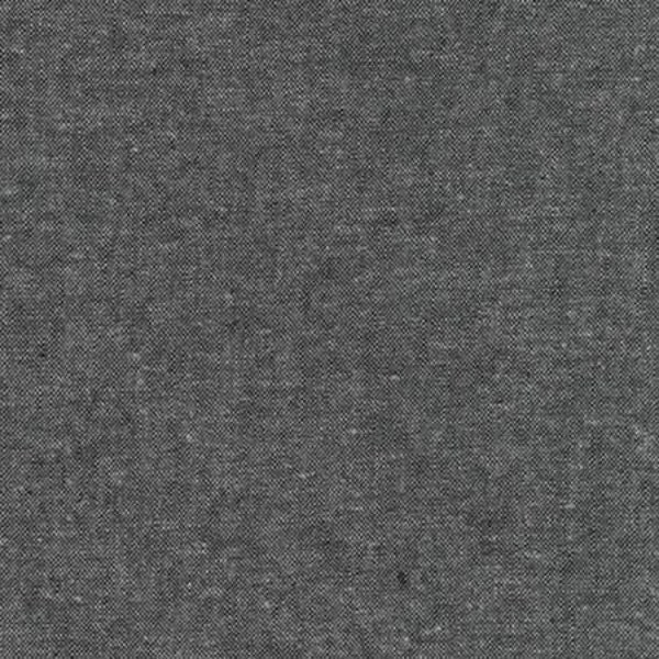 Essex Yarn Dyed Linen in Charcoal by Robert Kaufman E064-1071