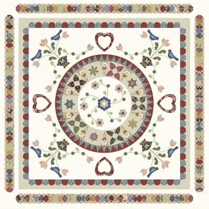Birdsong Applique & English Paper Piecing Quilt Kit by Sue Daley - Patchwork with Busyfingers EPP