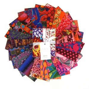 Kaffe Fassett Collective August 2020 Fat Quarter Bundle (21 pc) in Hot colorway