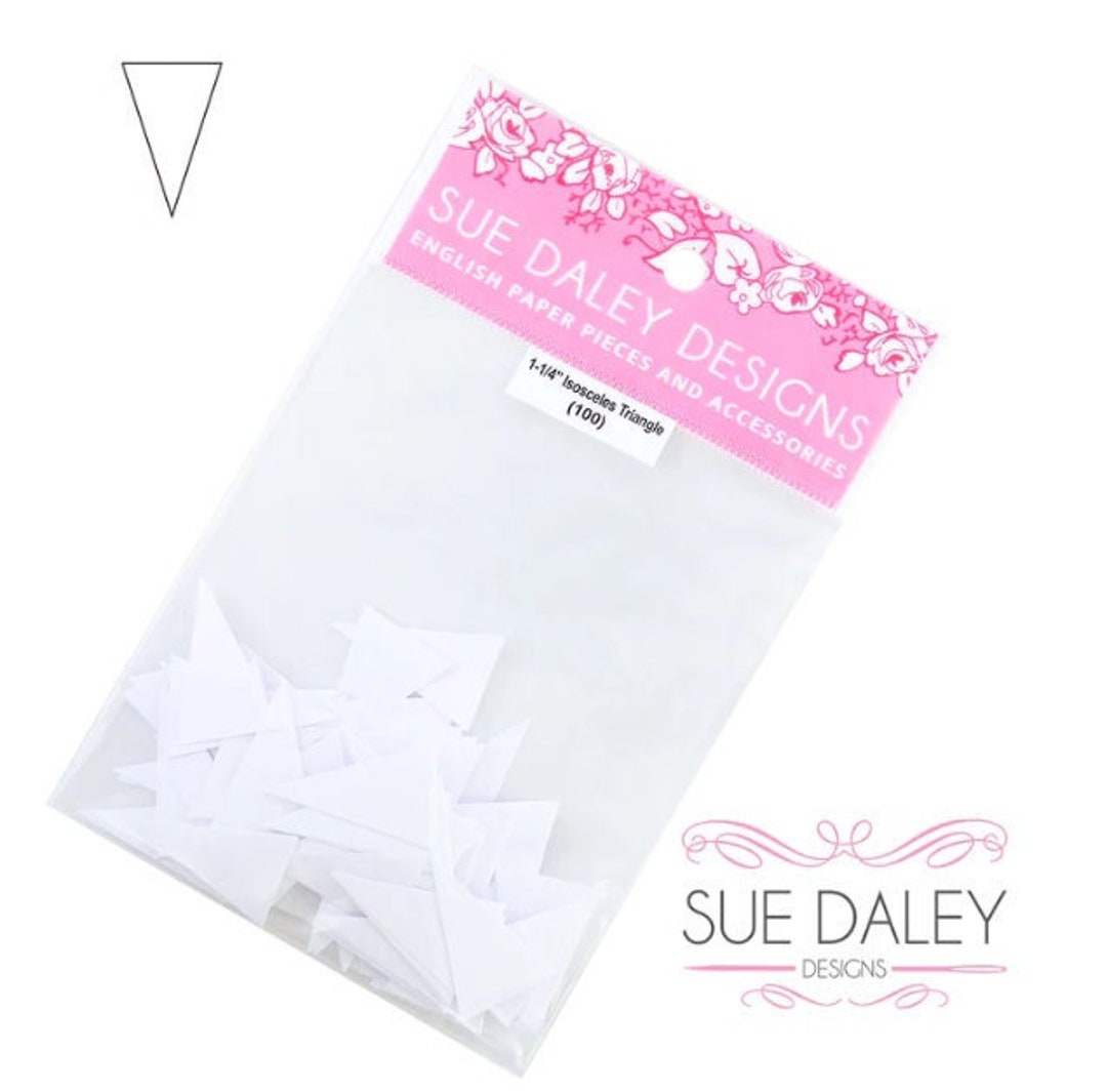 Isosceles Triangle 1 1/4" Papers (100) by Sue Daley Designs for ...