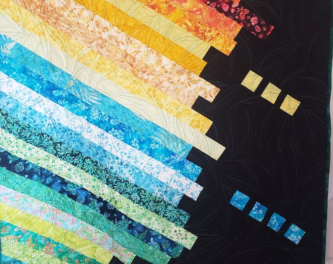 Sea Travelers Quilt Kit Using Sea Breeze Fabrics by Northcott and