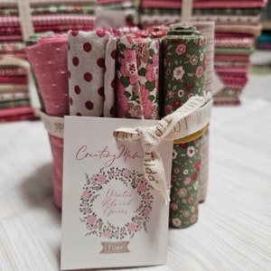 Creating Memories by Tilda Fabrics - 16 Fat Eighths -approx 20&quot; x 11&quot; - Winter