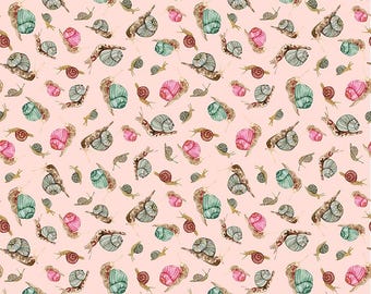 Caracoles de la colección Frutos del Bosque de Windham 54773D-8 Rosa Pálido