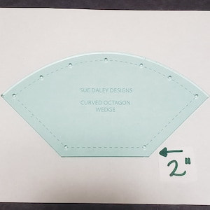 Curved Octagon Wedge EPP Papers (100) by Sue Daley Designs