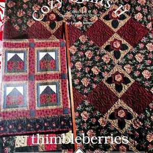 Vintage 90s Cozy Quilts II: A Collection of Country Flannel Quilt by Lynette Jensen 31 Pages Thimbleberries BK 085