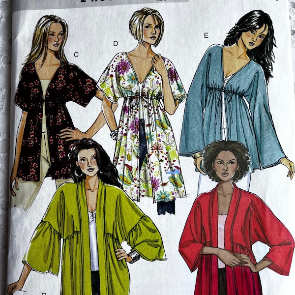 Cardigan and Belt in Sizes XS-M Complete Uncut/FF Butterick Sewing Pattern B5251