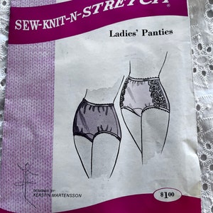 Ladies Panties Sew 